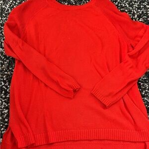 Women's bright orange Sweater